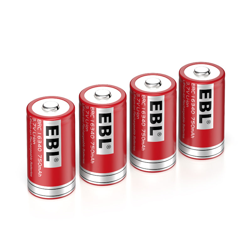  EBL CR123A 3V Lithium Battery, 16 Pack CR123A