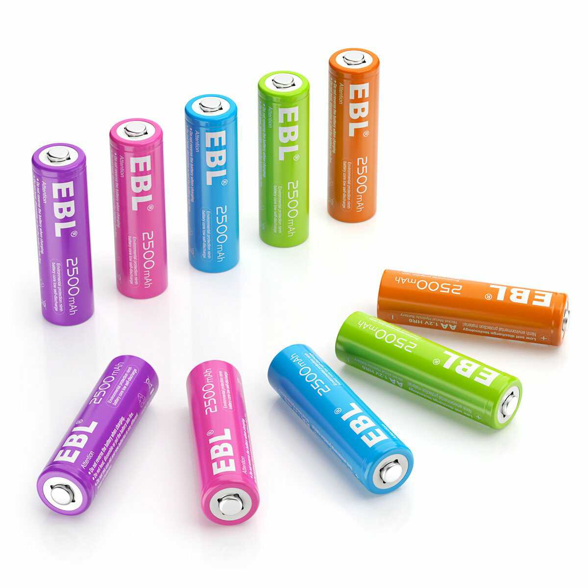 EBL Charger and Rechargeable Batteries (x4 AA) – Peekaboo and Company