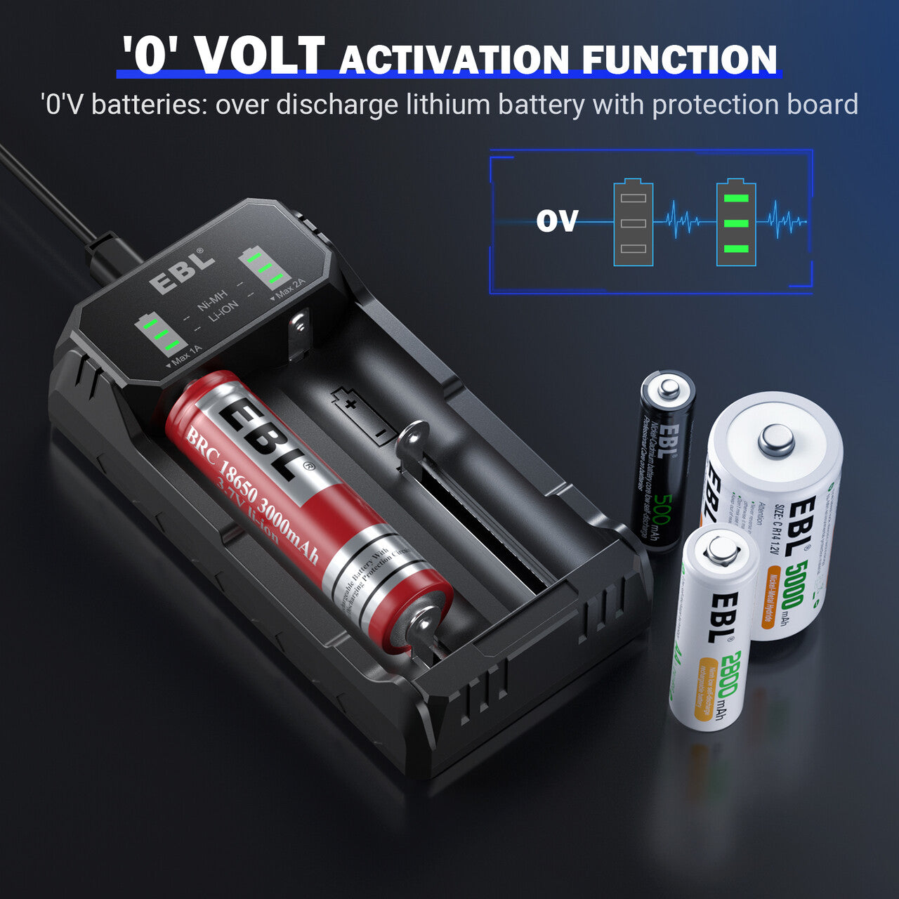 EBL Smart Rapid Battery Charger