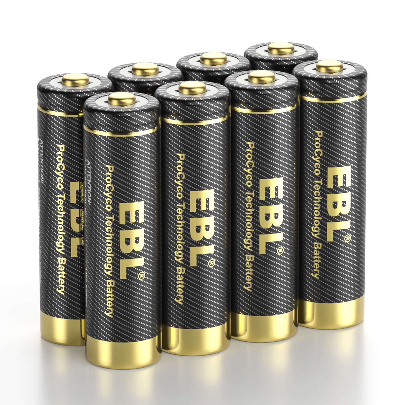 EBL Gold Pro Rechargeable AA  Batteries 2800mAh