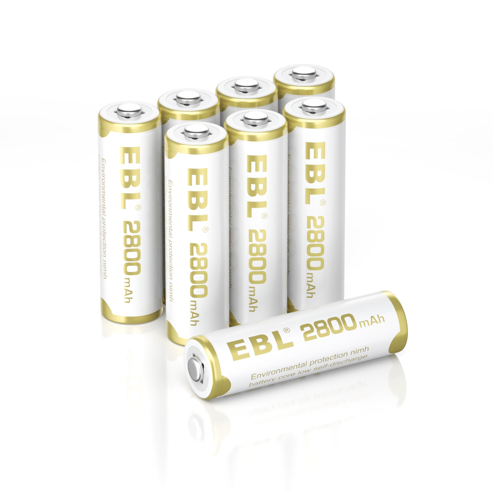 EBL AA Rechargeable Batteries 2800mAh New Series