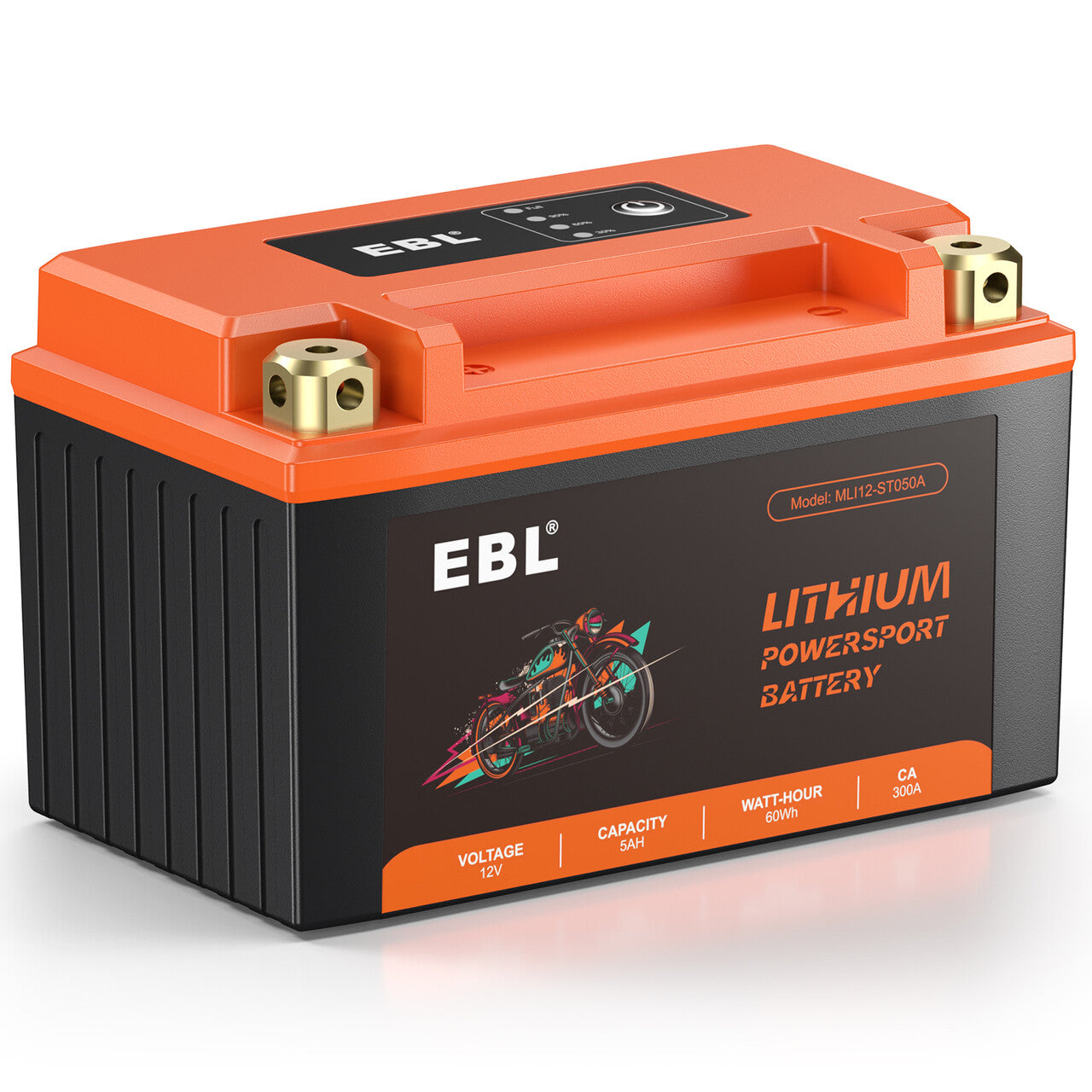 EBL Lithium Motorcycle Battery 12V-3.5Ah