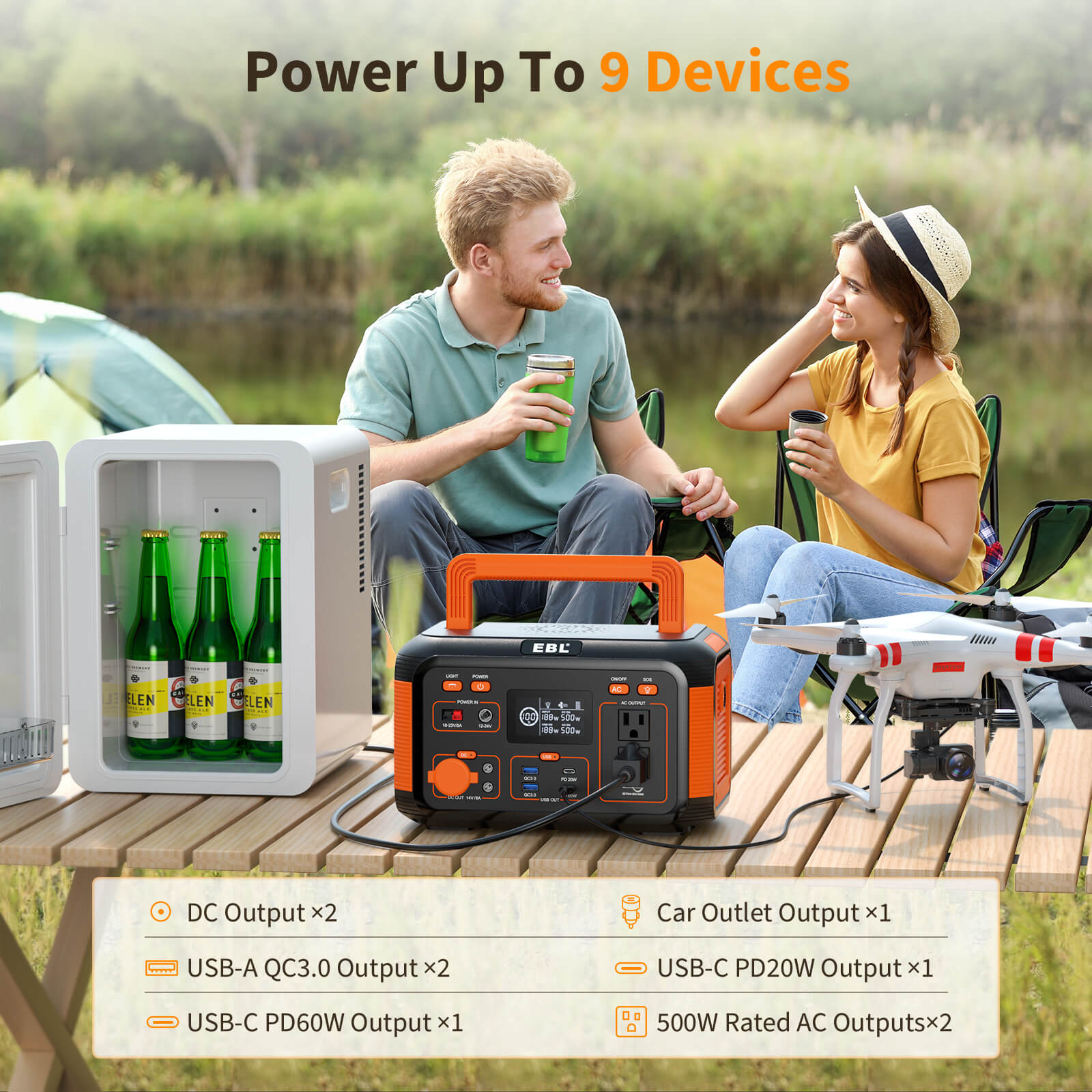 EBL Portable Power Station 500W 