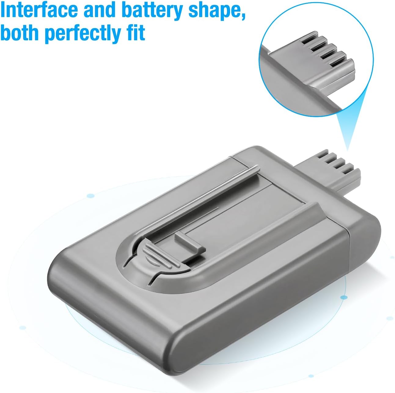 21.6V 3000mAh Replacement Battery for DC16 Vacuum Cleaner 