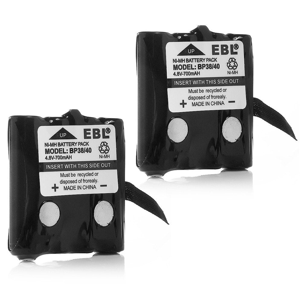 EBL BP-38 Two-Way Radio Batteries 4.8V 700mAh