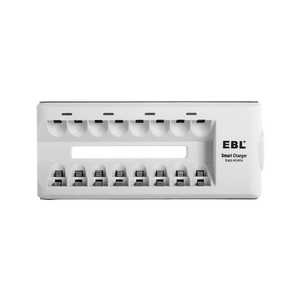 EBL 8-Bay 808 AA AAA Ni-MH Ni-Cd Battery Charger