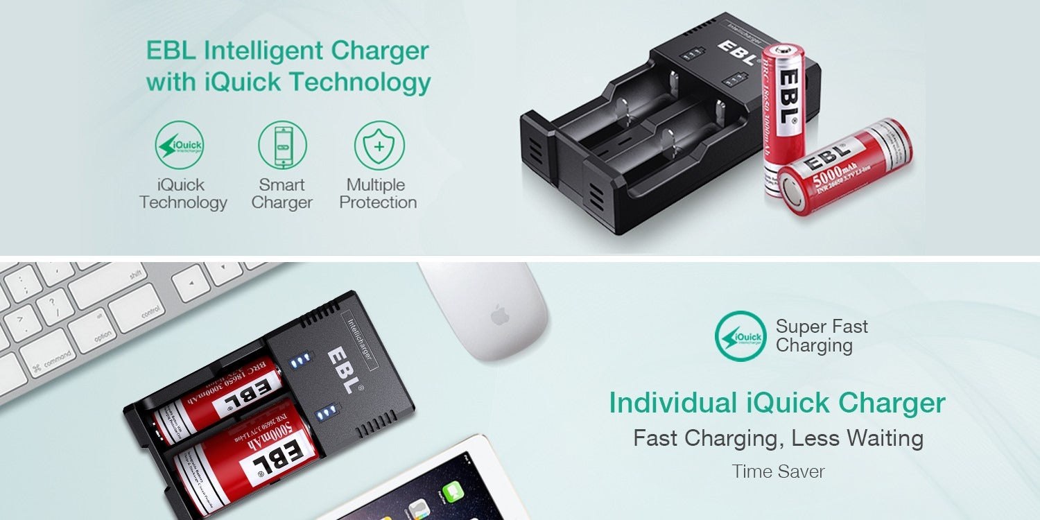 EBL 992 Smart Rapid Battery Charger