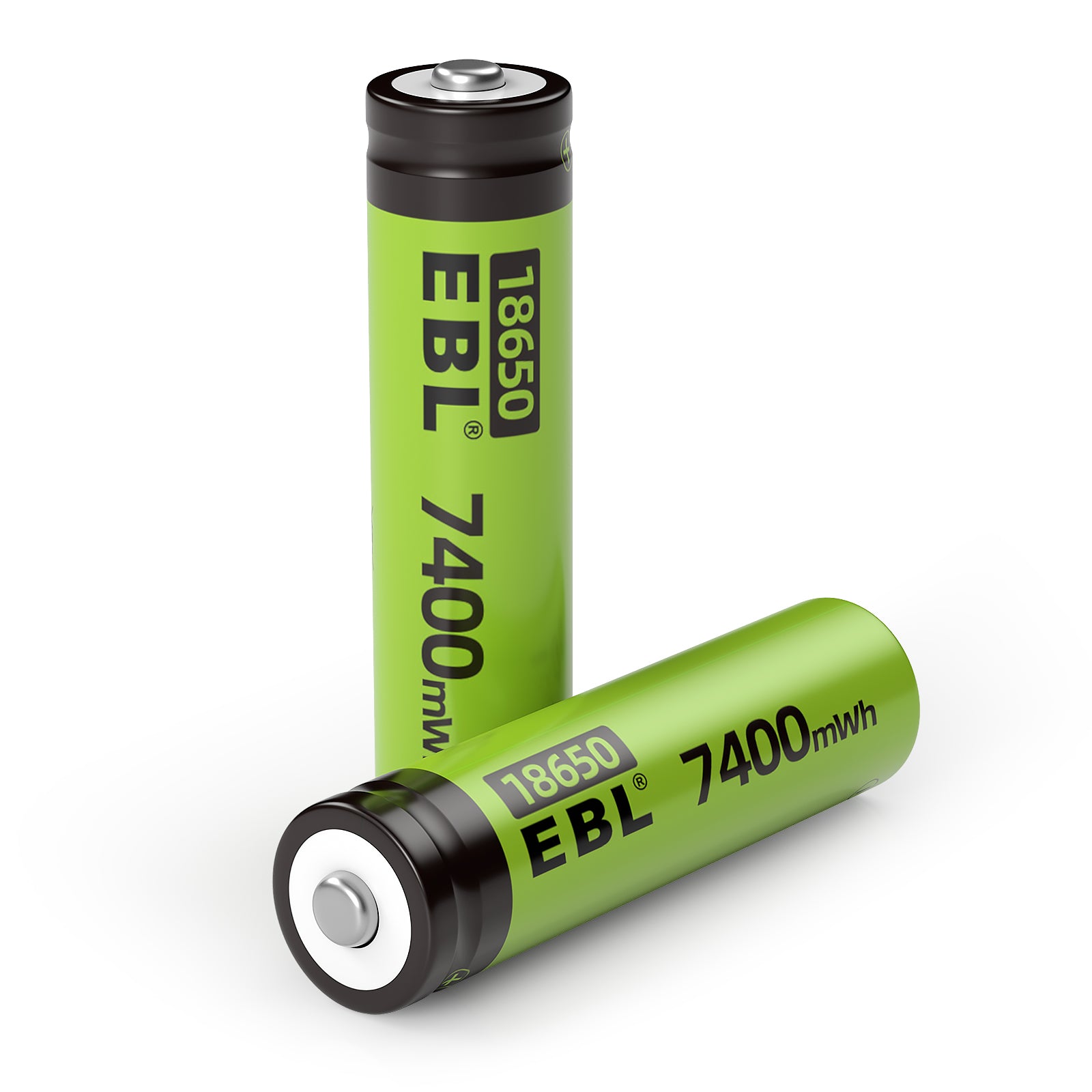 EBL 3.7V 18650 Lithium ion Rechargeable Batteries