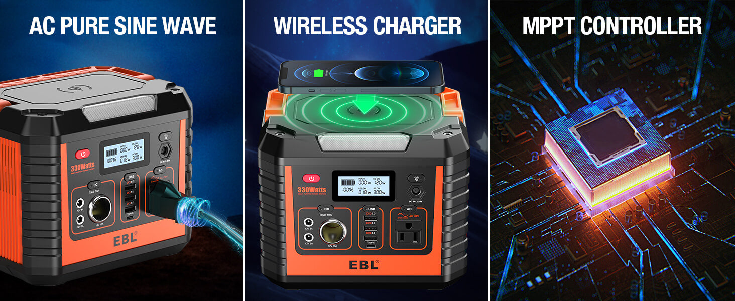 EBL Portable Power Station Voyager 330