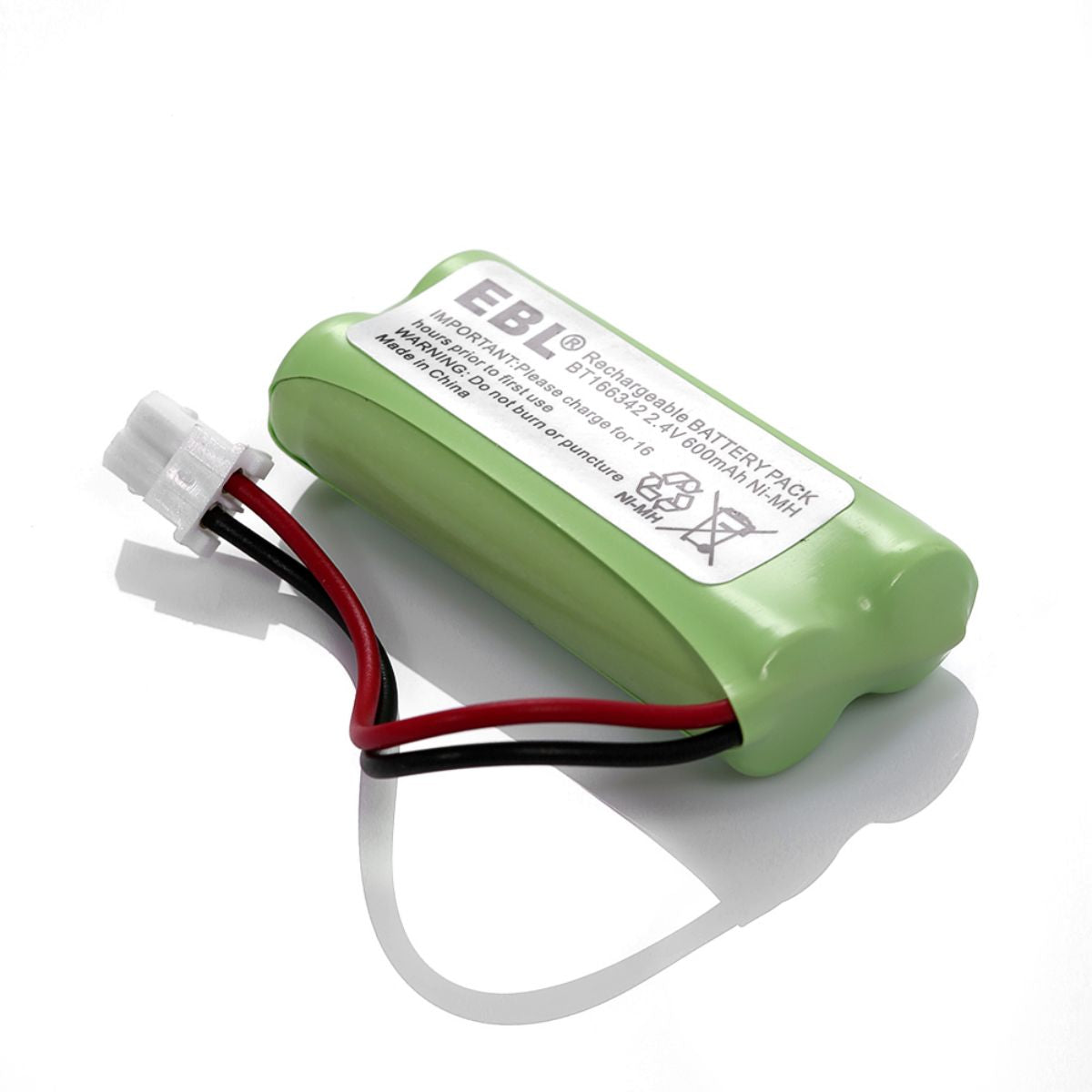 EBL Rechargerable Battery Pack BT166342 2.4V 600Mah Ni-MH