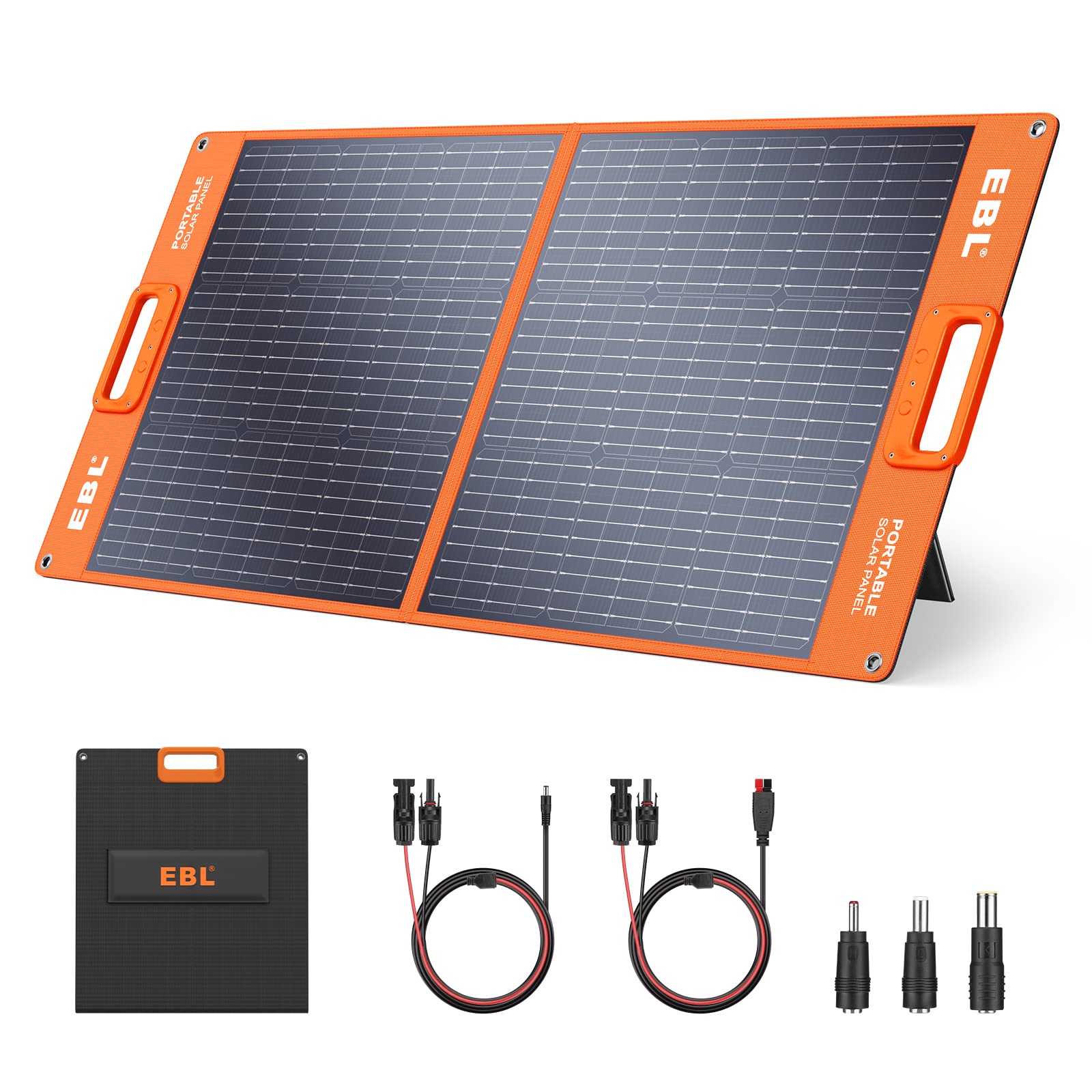 EBL Solar Apollo 100W Portable Solar Panel - Upgraded