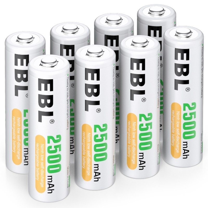 EBL AA Rechargeable Batteries 2500mAh