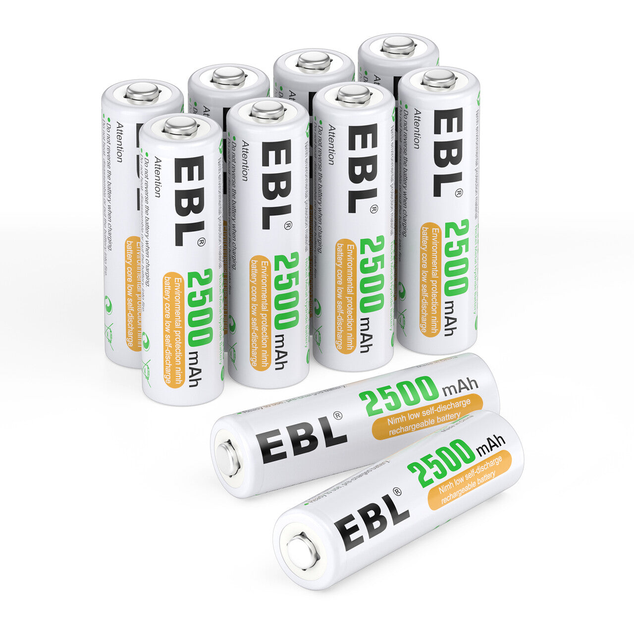 EBL AA Rechargeable Batteries Ni-MH 1.2V 2500mAh