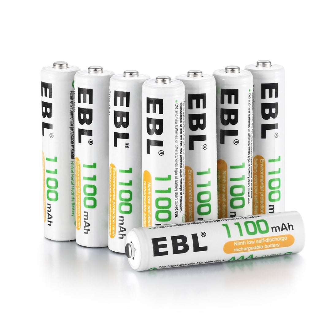Baterías Ni-MH recargables EBL AAA 1100 mAh