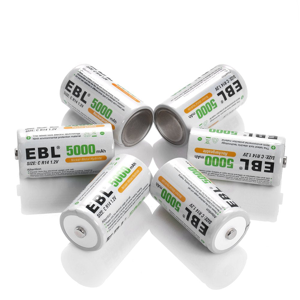 HiQuick D Cell NI-MH Rechargeable Batteries 1.2V 10000mAh – EBLOfficial