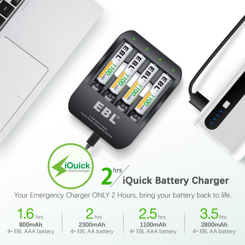 Batteries Set With Battery Charger