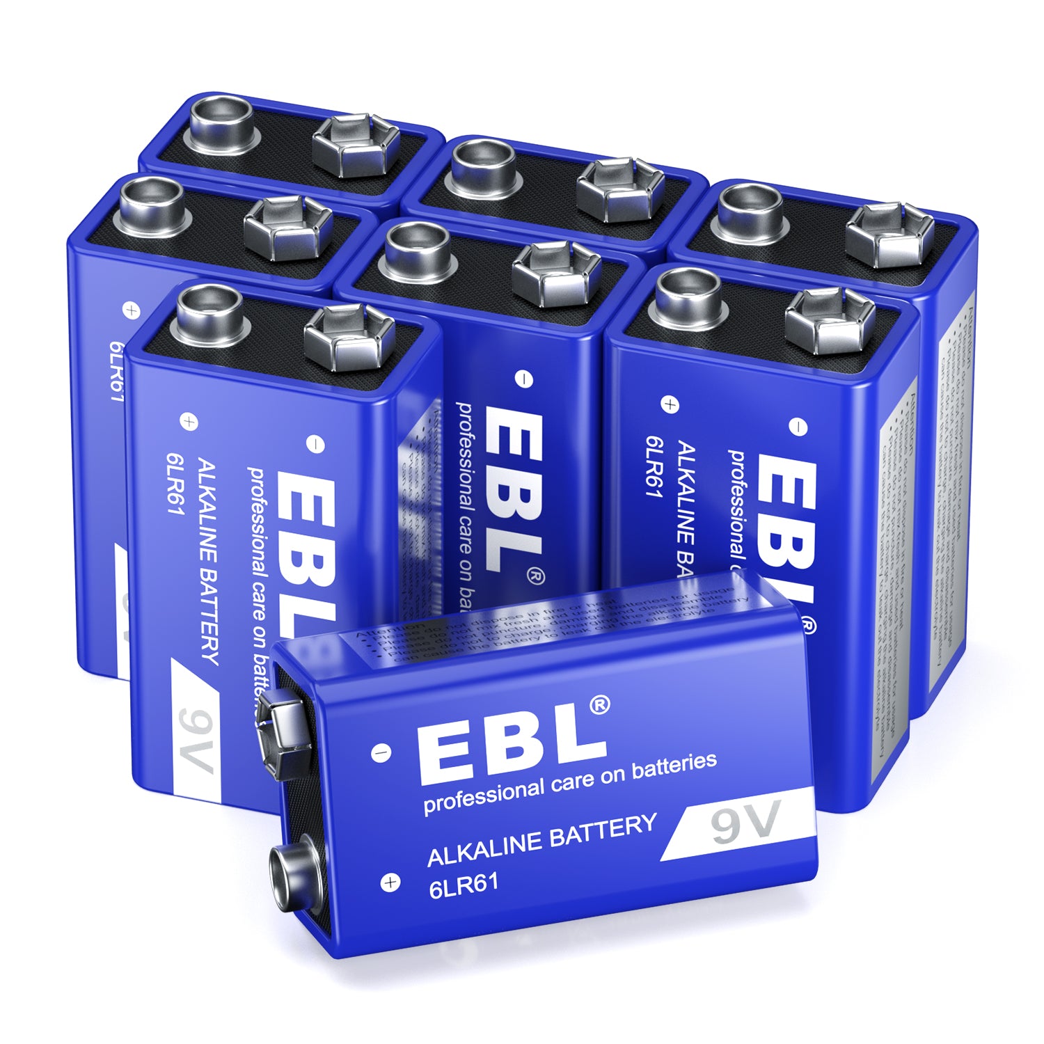 EBL 9V Alkaline Battery 600mAh - EBLOfficial