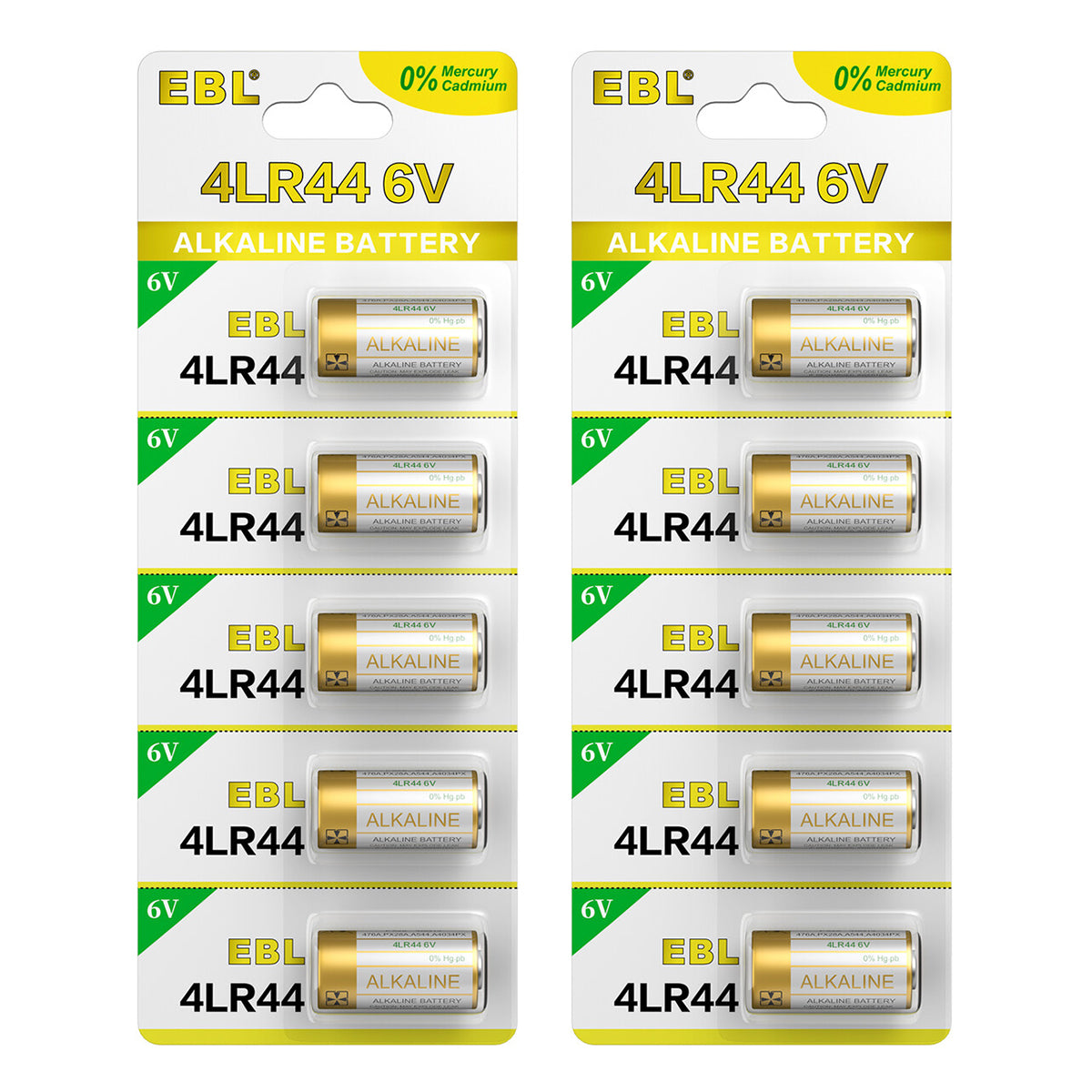 EBL 4LR44 6V Alkaline battery for Dog Collars - EBLOfficial