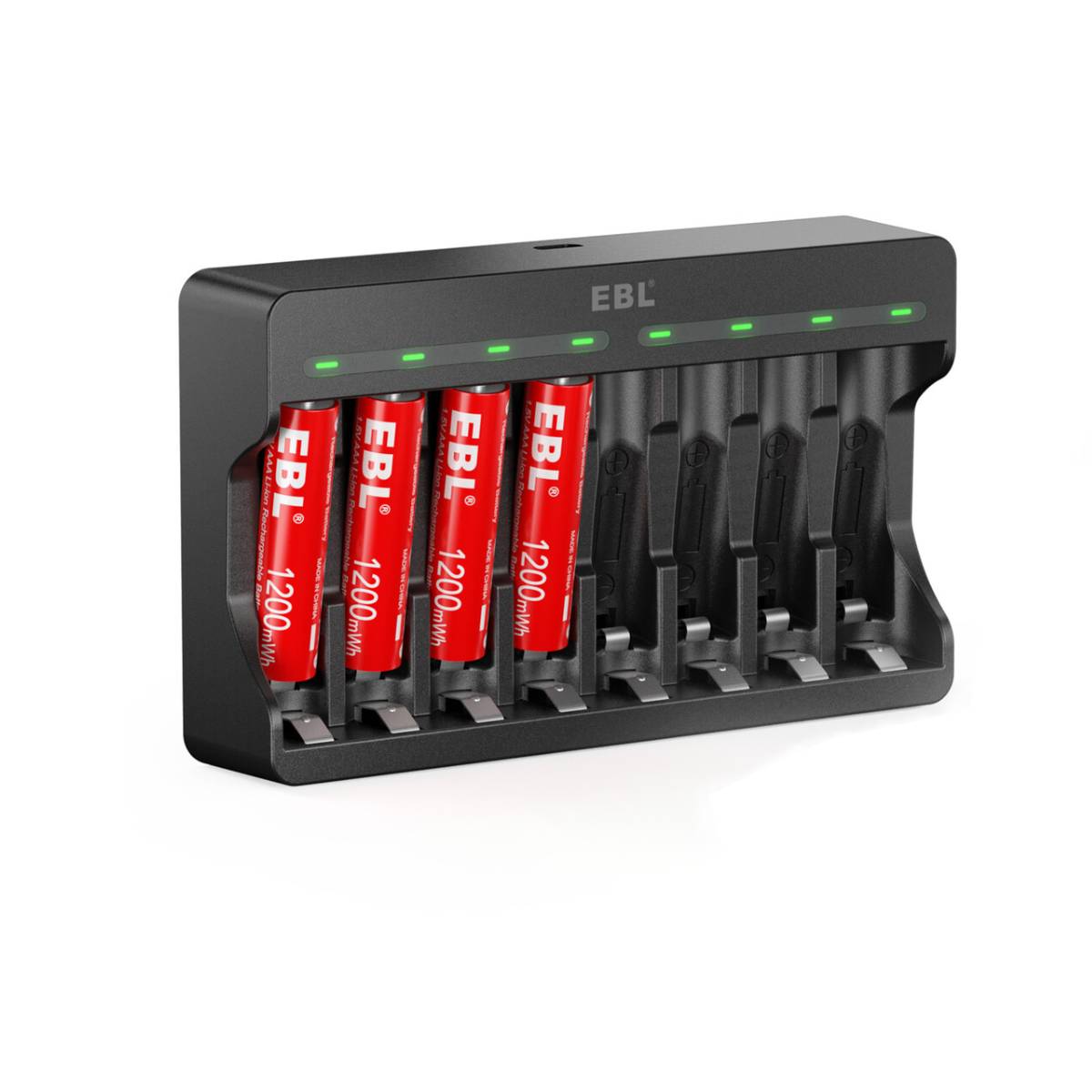 EBL Smart Lithium Battery Charger for 1.5V AA AAA Li-ion Batteries