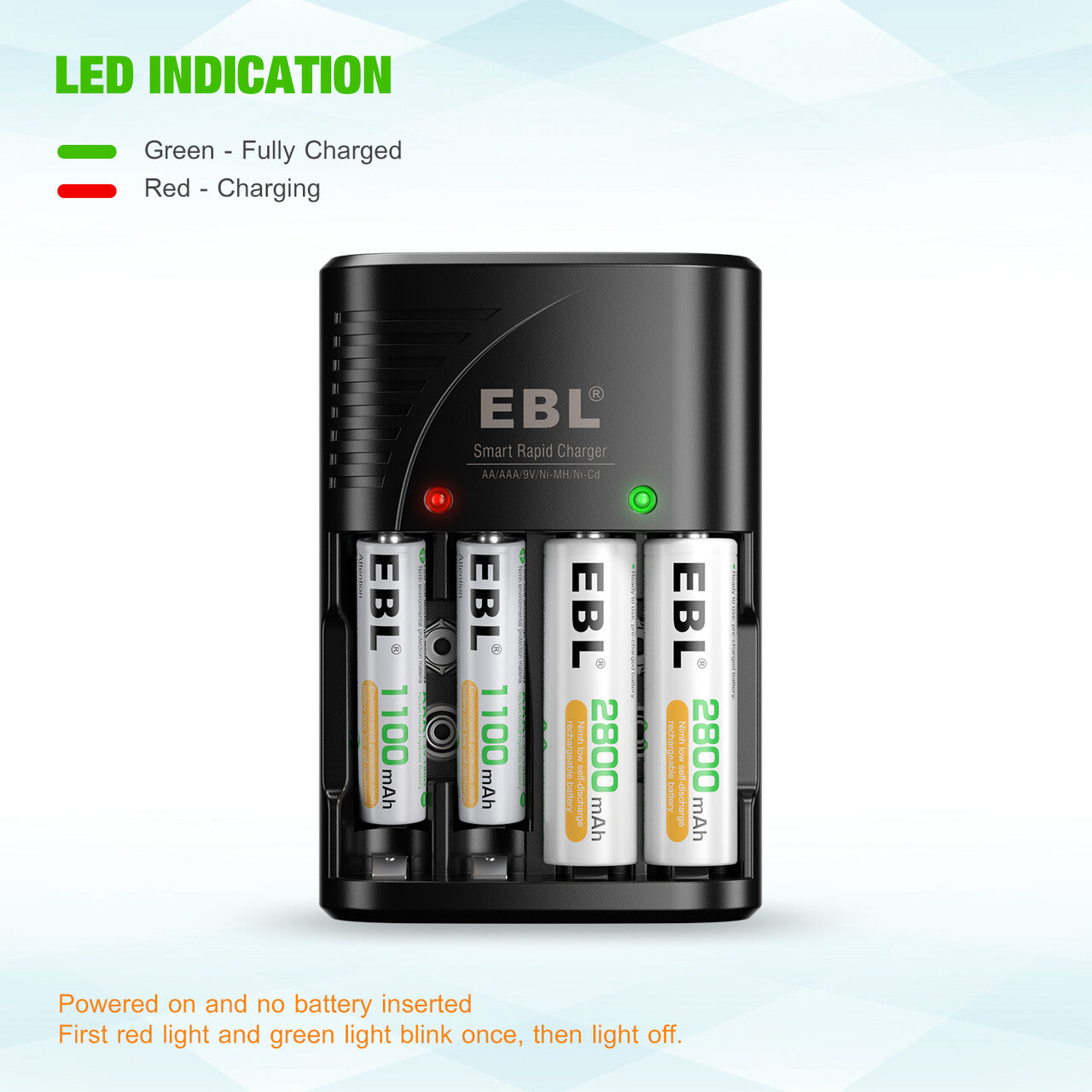 EBL Smart Rapid Battery Charger - EBLOfficial