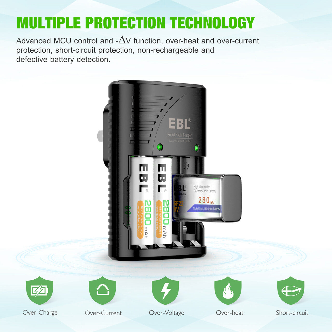 EBL Smart Rapid Battery Charger - EBLOfficial