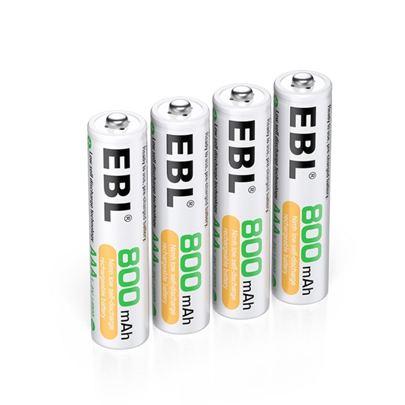 EBL AAA 1.2v Rechargeable Batteries 800mAh - EBLOfficial