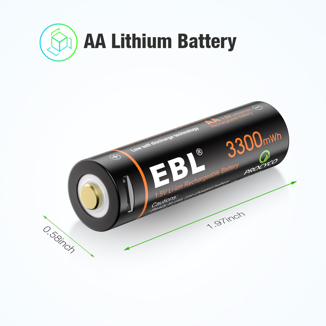 Shop EBL 7.4V 2200mAh Li-ion Rechargeable Batteries – EBLOfficial