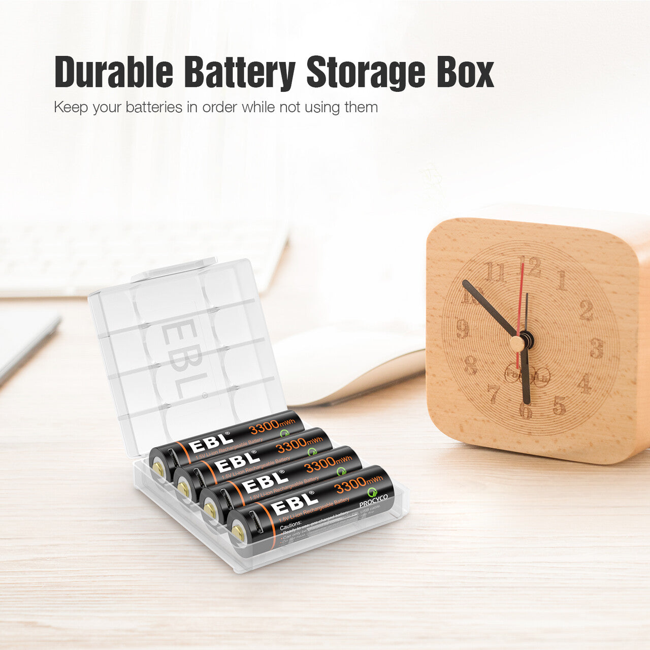 Storage usb aa rechargeable batteries