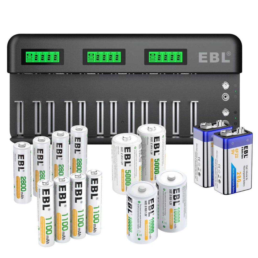 D cell battery charger 900ma per cell charge current