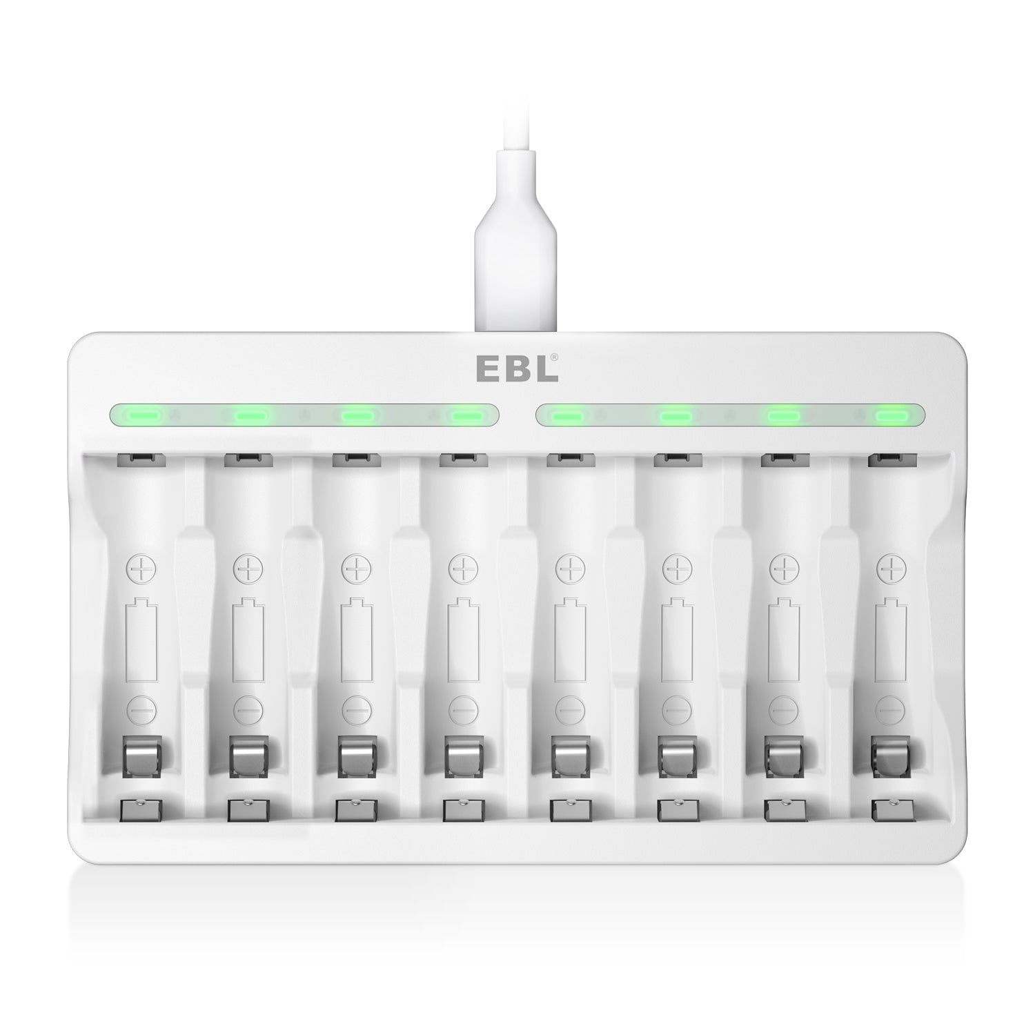 EBL Smart 8 Bay C9010N AA AAA Ni-MH Battery Charger