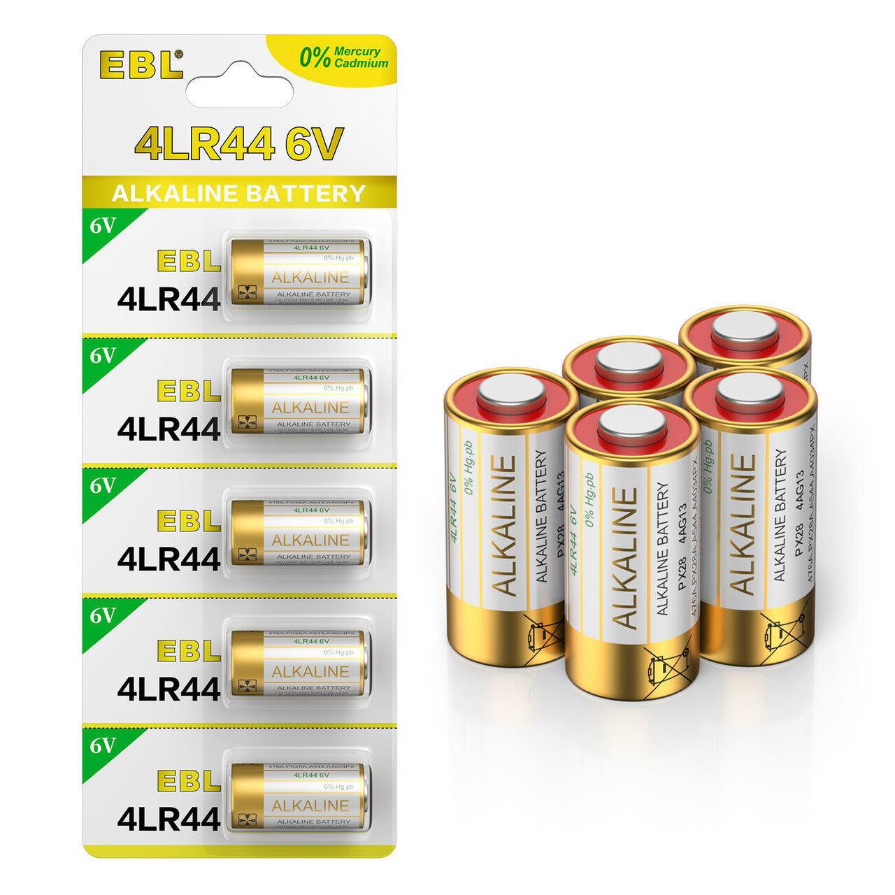 EBL 4LR44 6V Alkaline battery for Dog Collars - EBLOfficial