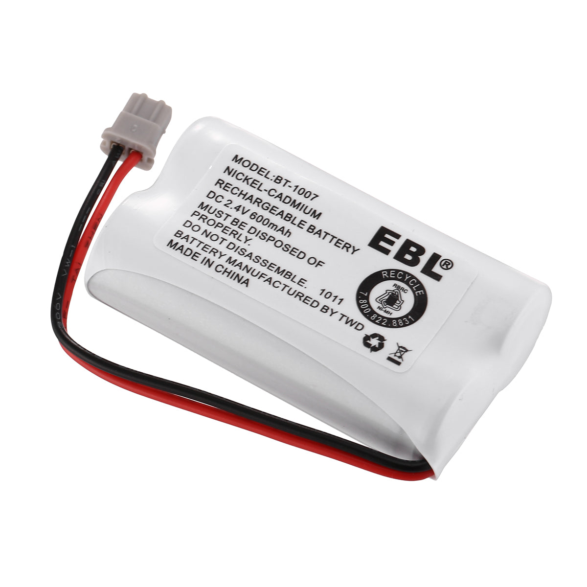 EBL BBTY0651101 BT-1007 2.4V 600mAh Cordless Phone Battery